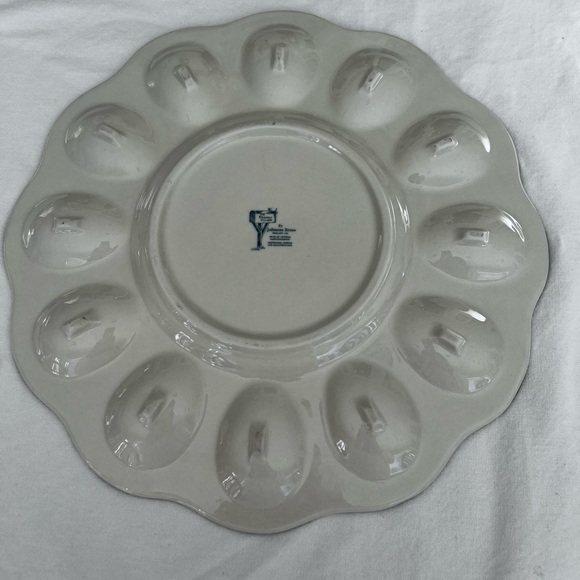 Johnson Brotgers Friendly Village Deviled Egg plate - Picture 4 of 4